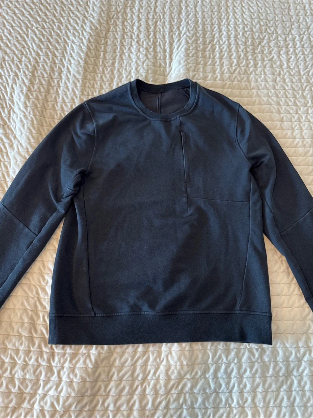 Lululemon smooth spacer crewneck sweater men’s small black
